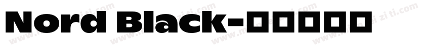 Nord Black字体转换